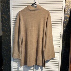 Nally & Millie Tan Turtleneck Sweater